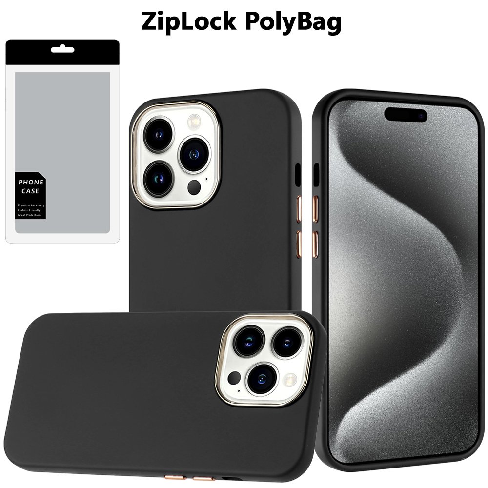 [PolyBag] For Apple iPhone 15 Pro Max Classy Slick Chromed Around Hybrid - Image 2