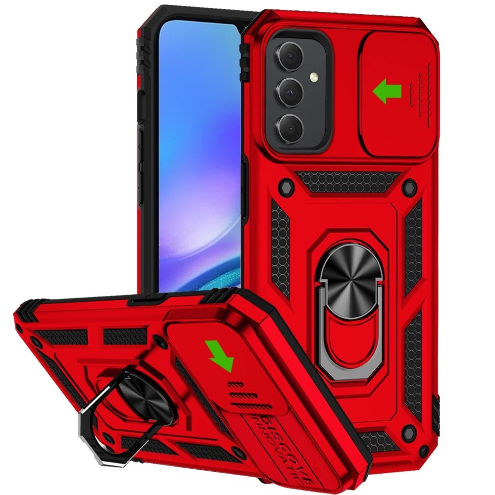 For Samsung Galaxy A05s Well Protective Magentic Ring Stand Camera Protective Cover Case - Image 3
