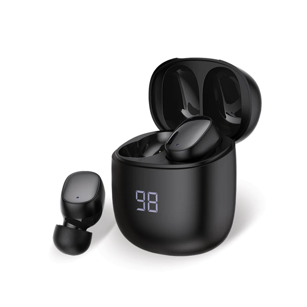 SKEIPODS E66 TRUE WIRELESS STEREO BT EARBUDS WITH ENC NOISE CANCELING & LED SCREEN