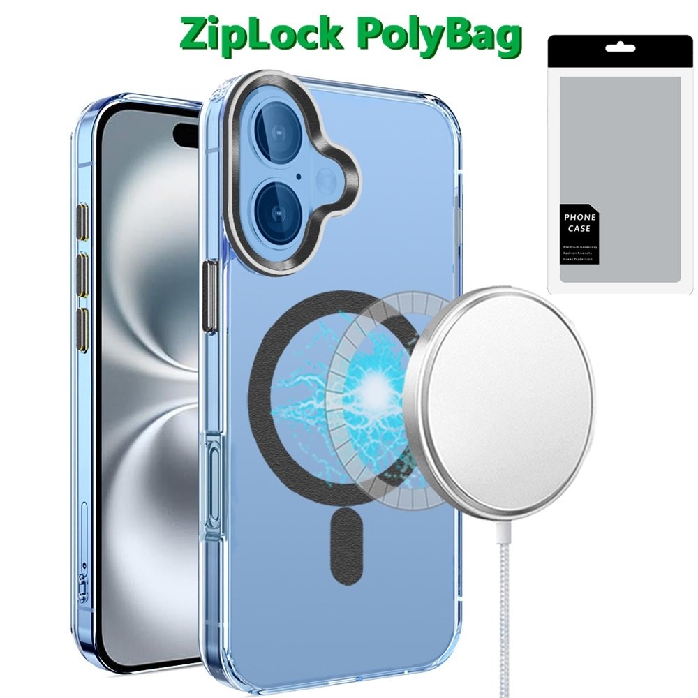 [PolyBag] For Apple iPhone 16 Plus 6.7 inch Matching Clear Transparent Circle Design - Image 2