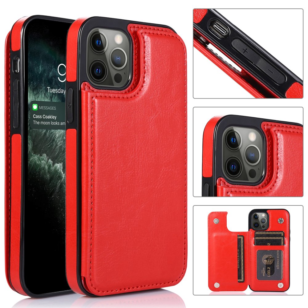 For Samsung Galaxy s24 Luxury Side Magnetic Button Card ID Holder PU Leather Case Cover - Image 3