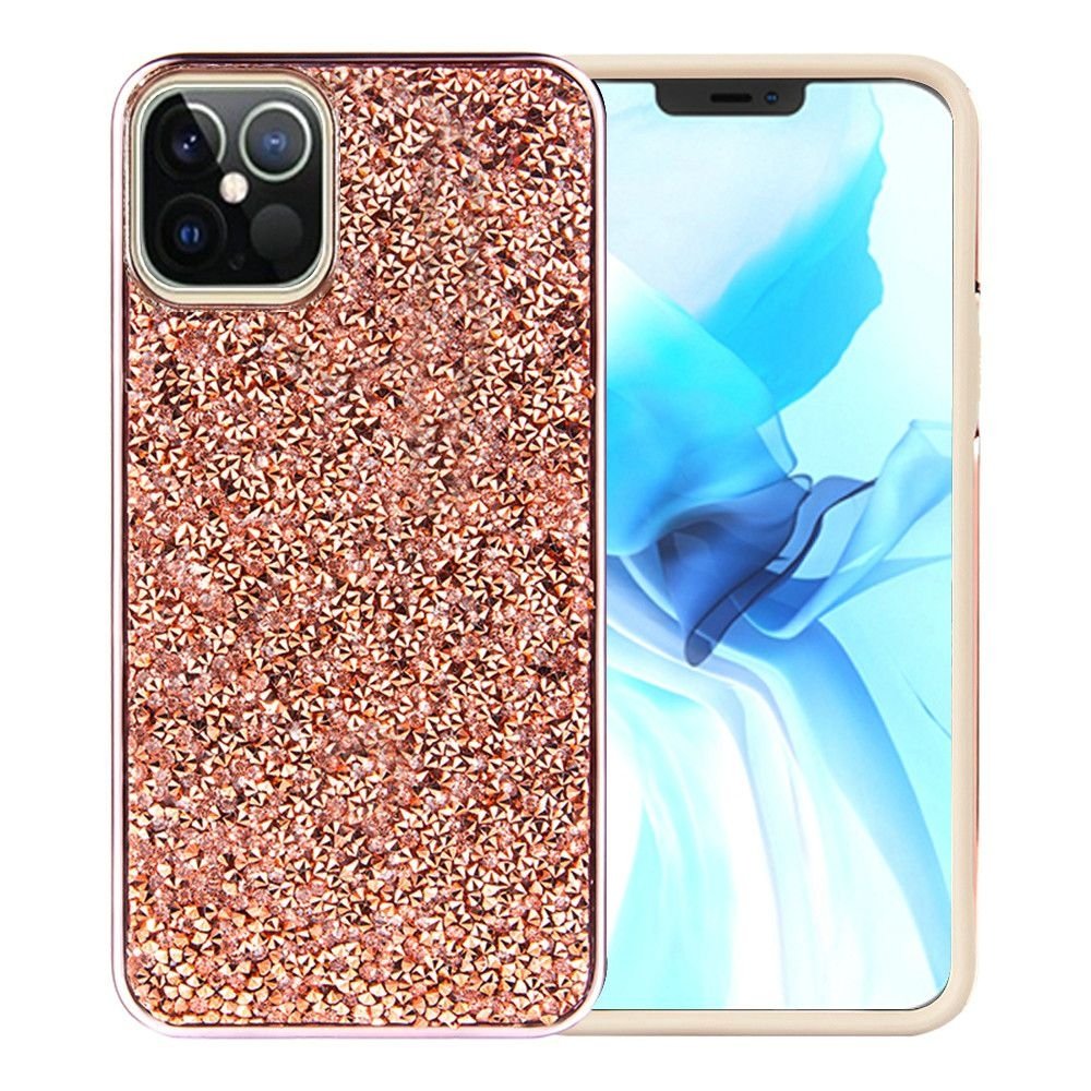 For Apple iPhone 12 / 12 Pro 6.1 Deluxe Diamond Bling Glitter Case Cover - Image 2