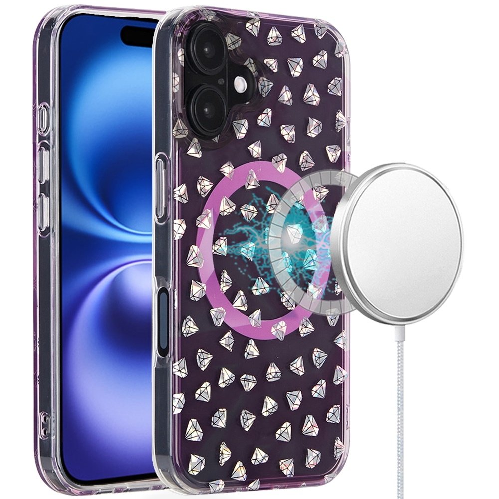 [PolyBag] For Apple iPhone 16 Pro 6.3 inch Magnetic Double Layer IMD Design Case - Image 5