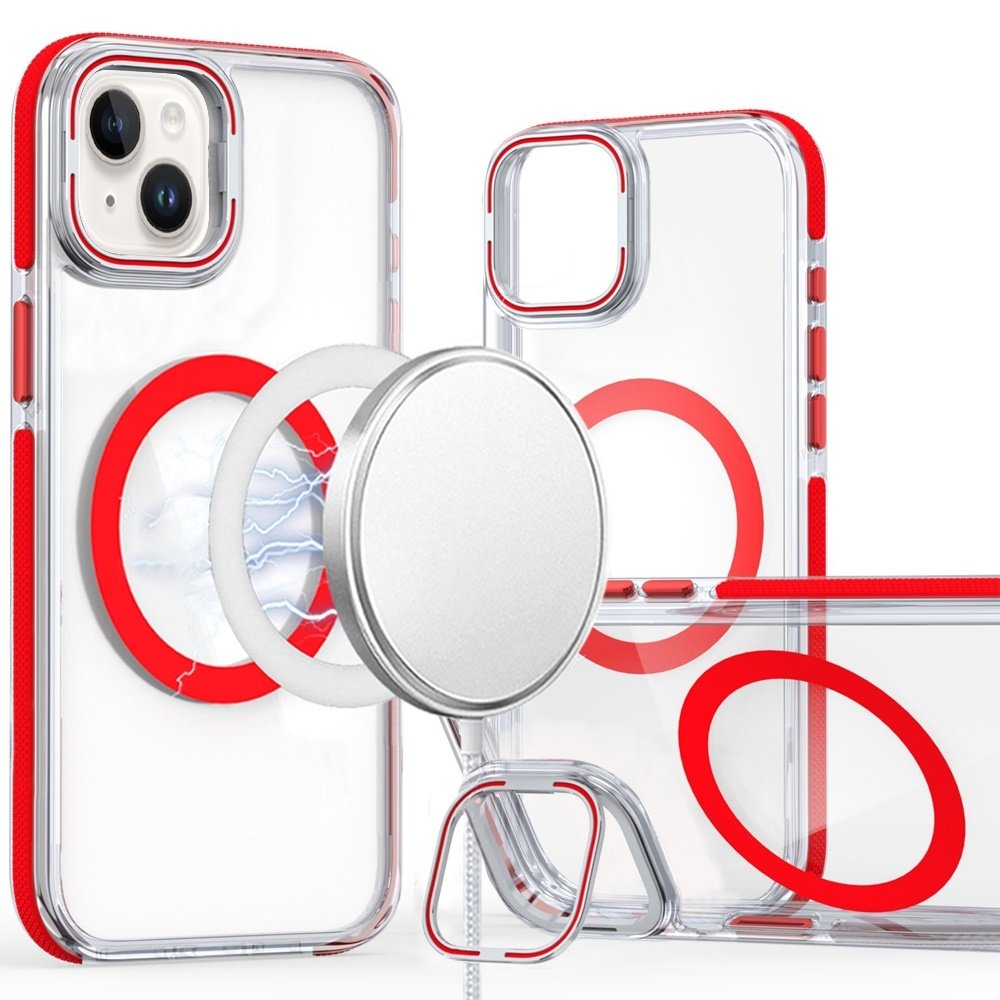 For Apple iPhone 13/14 MagSonic Camera Bracket Stand Magnetic Ring Circle Hybrid - Image 2