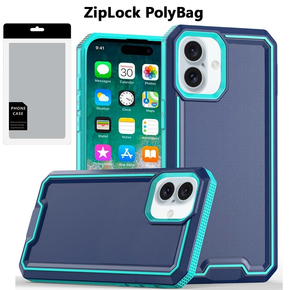 [PolyBag] For Apple iPhone 16 Plus 6.7 inch Rank Tough Strong Modern Fused Hybrid