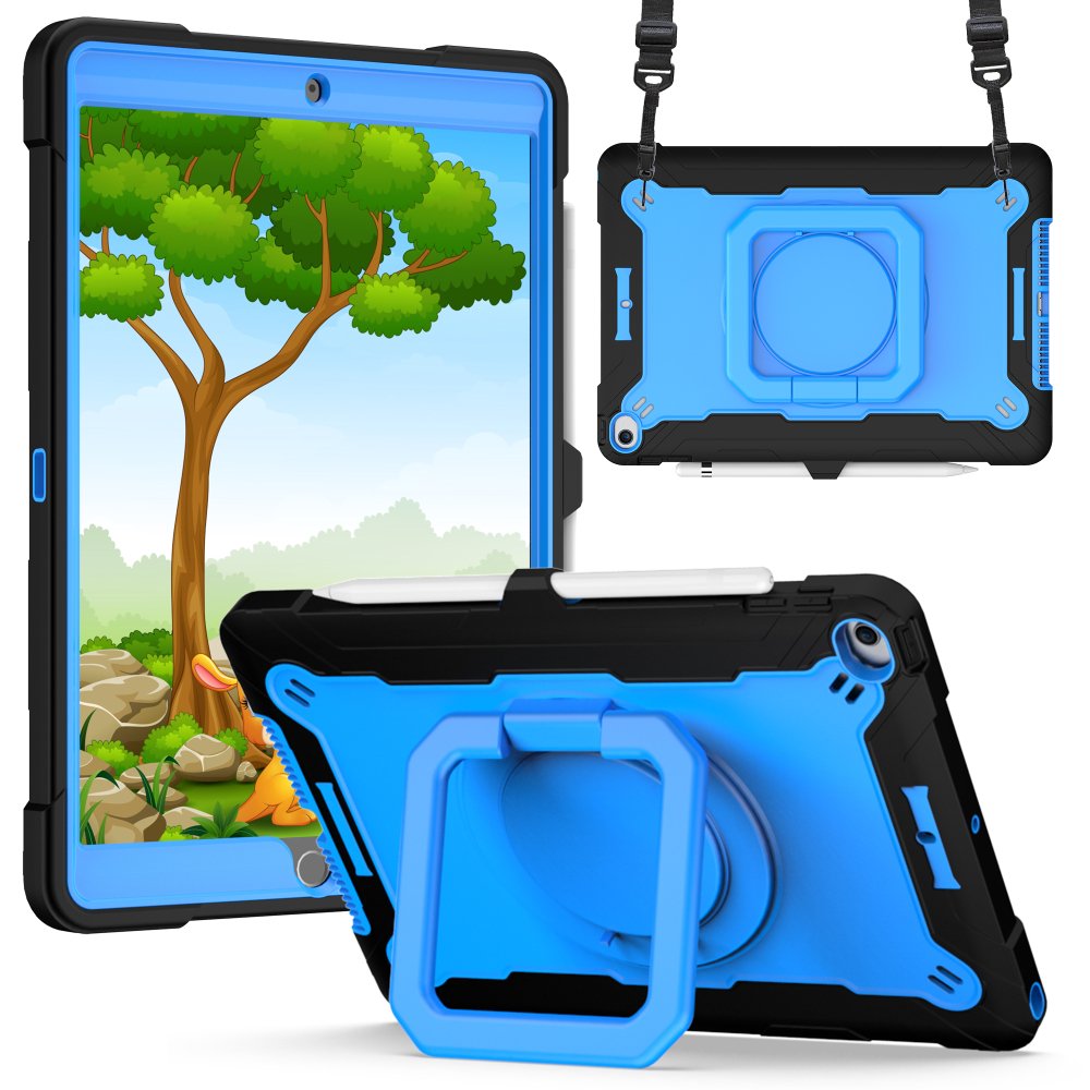 For Apple iPad A16 2025 / iPad 10th Gen 2022 Tablet Tough Hybrid Rotating 360 Degree Kickstand Case Cover - Image 4