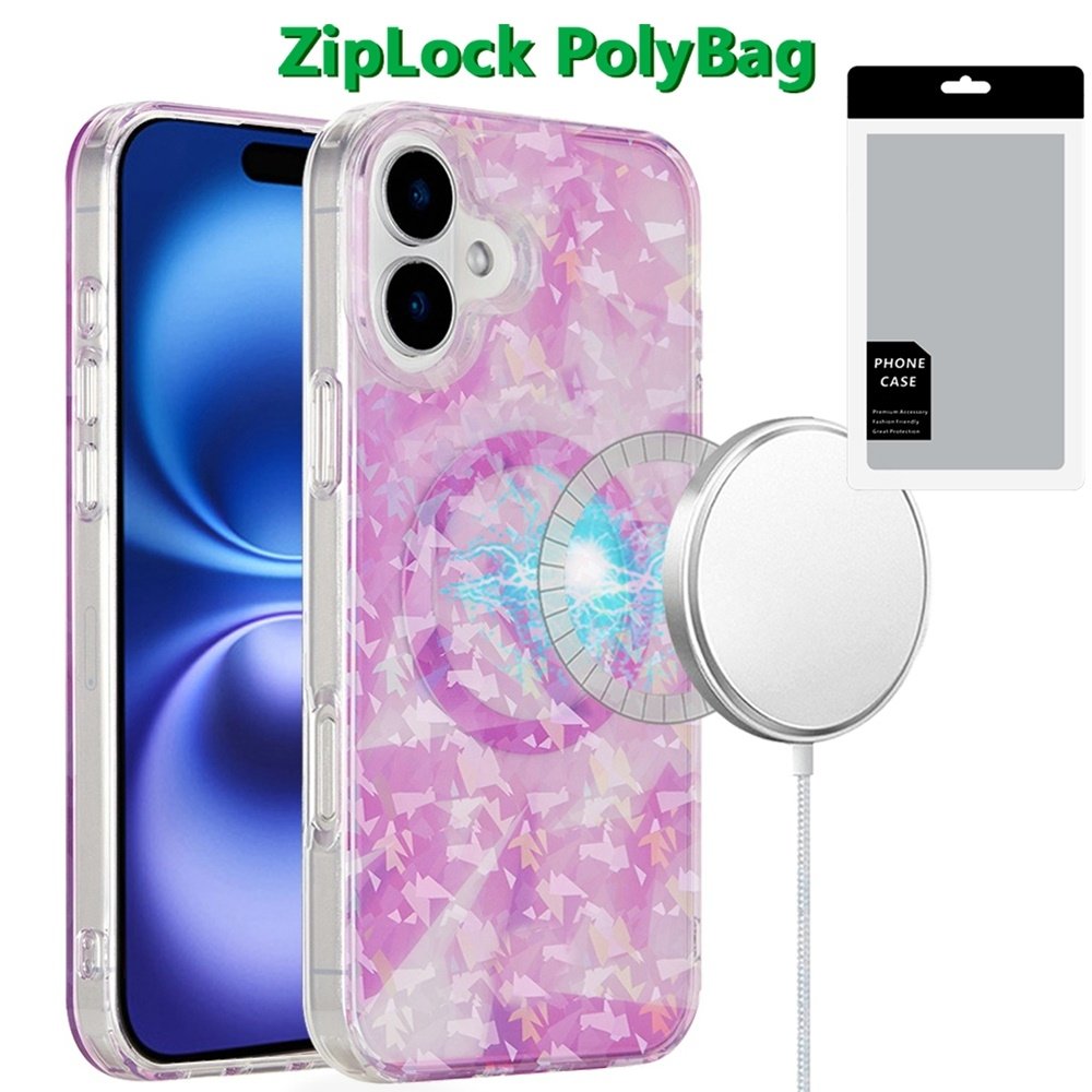 [PolyBag] For Apple iPhone 16 Plus 6.7 inch Magnetic Double Layer IMD Design Case - Image 6