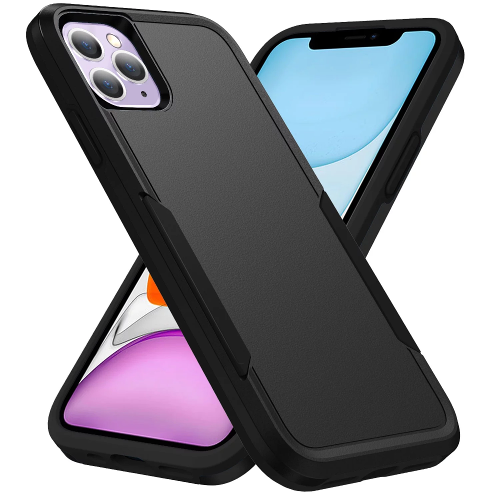 PolyBag For Apple iPhone 16 Pro Max Tough Strong Dual Layer Flat Hybrid Case Cover - Image 4