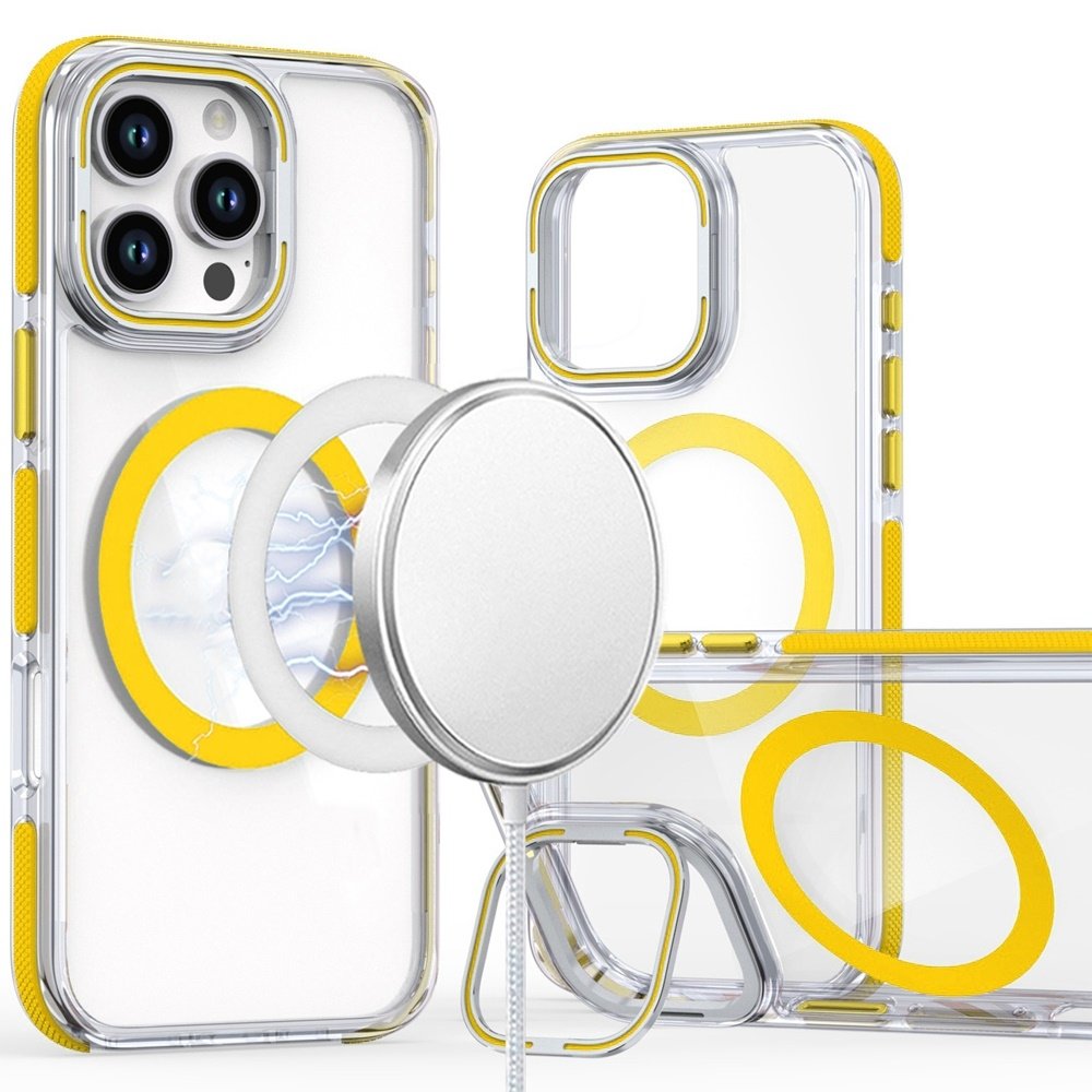 For Apple iPhone 16 Pro Max 6.9 inch MagSonic Camera Bracket Stand Magnetic Ring Circle Hybrid - Image 3