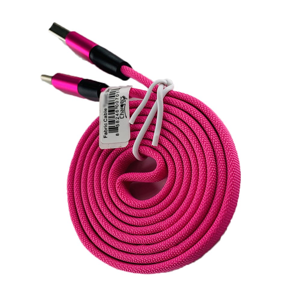 C2G Type C Fabric Charging Cable  3' Solid