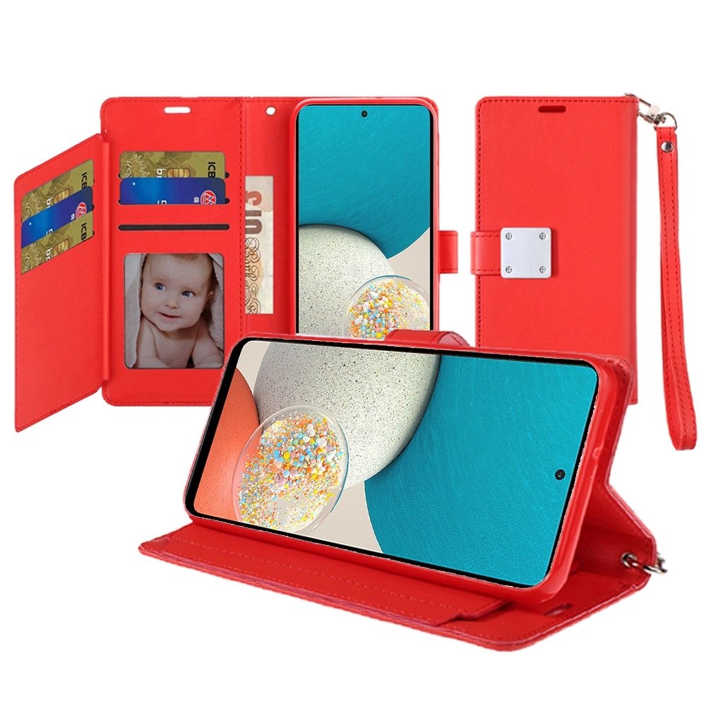 For Apple iPhone 14 PRO MAX 6.7" Wallet ID Card Holder Case Cover - Image 5