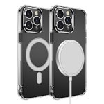 For Apple iPhone SE 3 (2022) SE/8/7 Thick Transparent Magnetic Circle Shockproof Hybrid