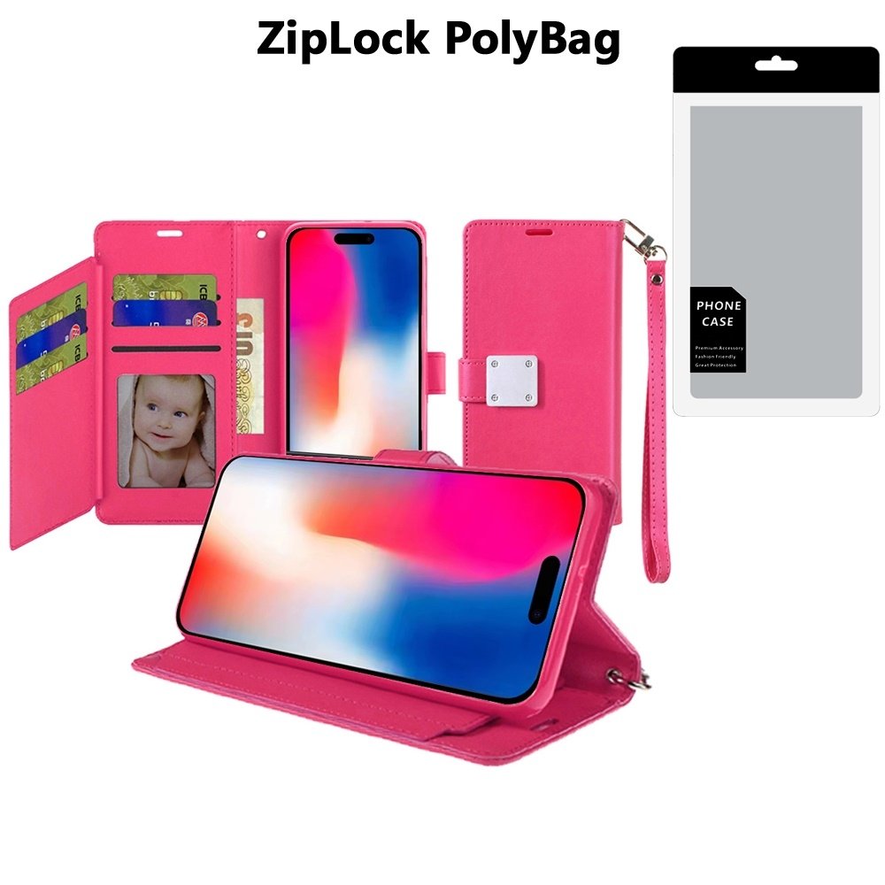 [PolyBag] For Apple iPhone 16 6.1 inch Wallet ID Card Holder - Image 2