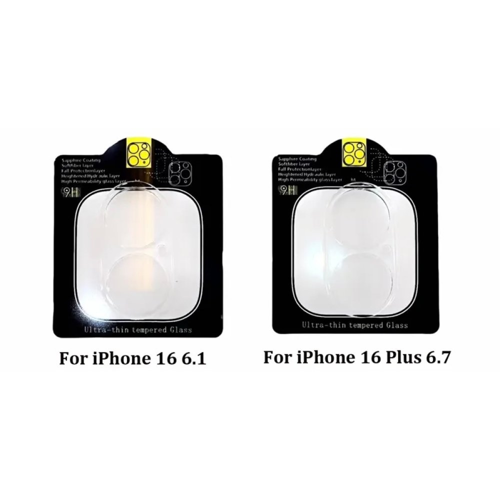 Tempered Glass For Apple iPhone 16/16 Plus Camera lens
