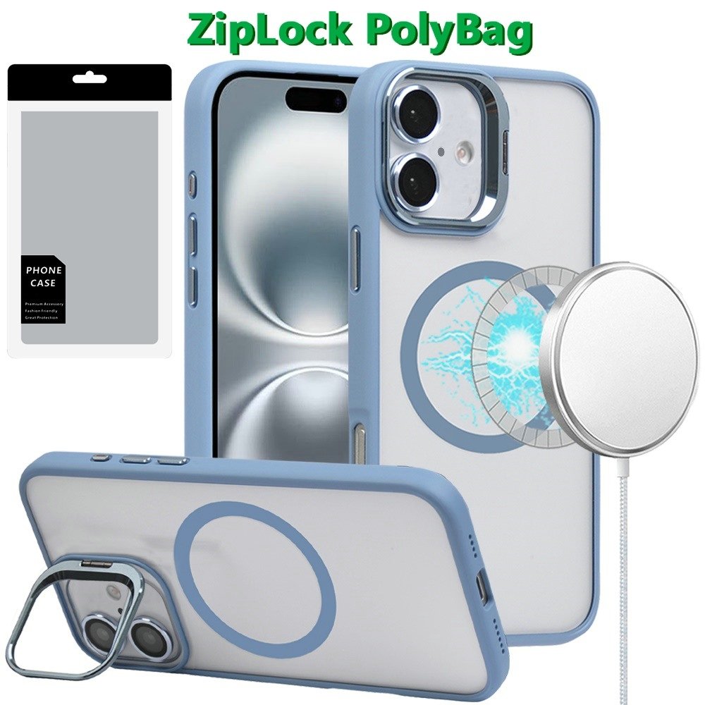[PolyBag] For Apple iPhone 16 6.1 inch Magnetic COOL with Camera STAND Hybrid - Image 2