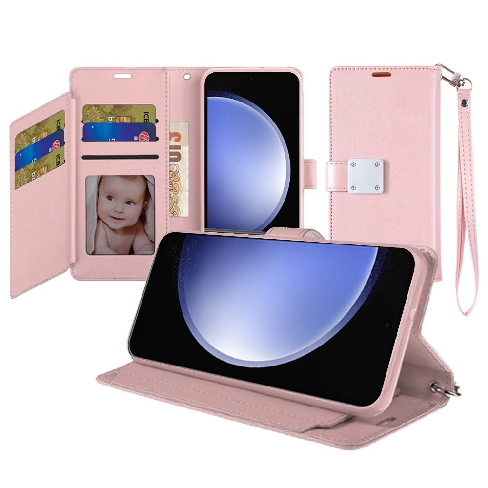 For Samsung Galaxy S24 FE Wallet ID Card Holder Case Cover - Image 2