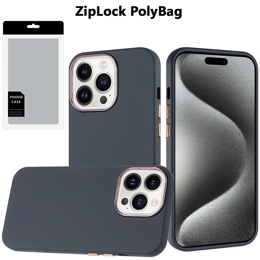 [PolyBag] For Apple iPhone 15 Pro Max Classy Slick Chromed Around Hybrid