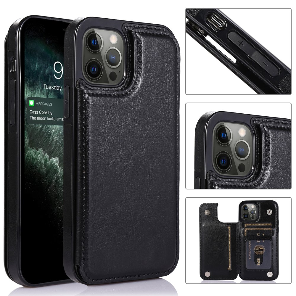 For Samsung Galaxy s24 Luxury Side Magnetic Button Card ID Holder PU Leather Case Cover