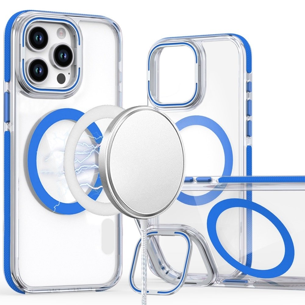 For Apple iPhone 13 Pro Max MagSonic Camera Bracket Stand Magnetic Ring Circle Hybrid - Image 2