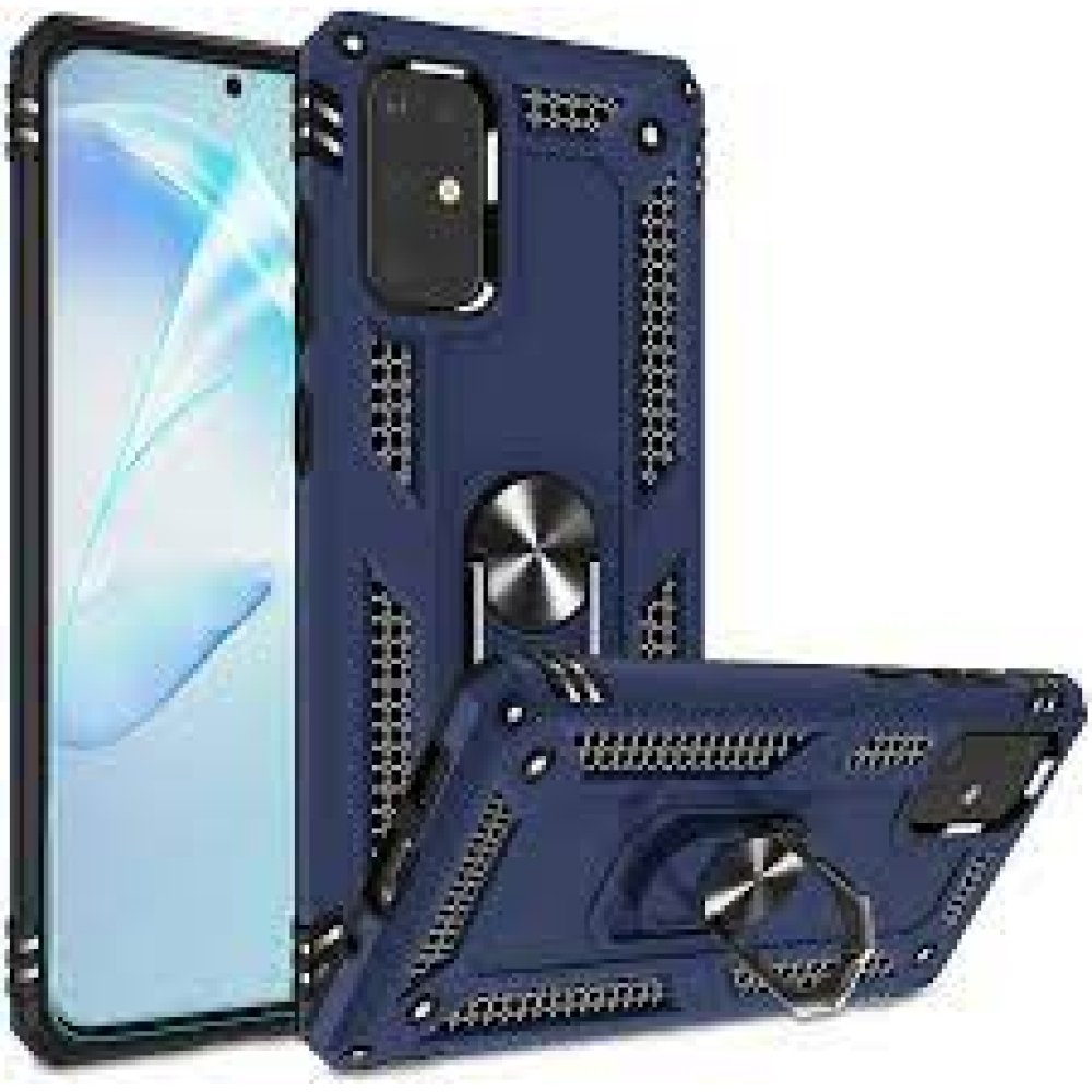 For Samsung Galaxy S20 Plus 5G 6.7 / S11 Magnetic Ring Kickstand Hybrid Case Cover