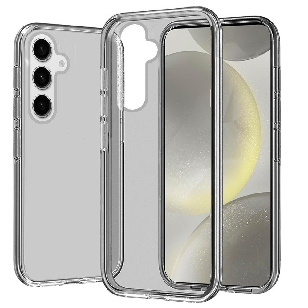 For Samsung Galaxy s25/s24 Sturdy Ultra Thick 3mm Transparent Hybrid Case Cover