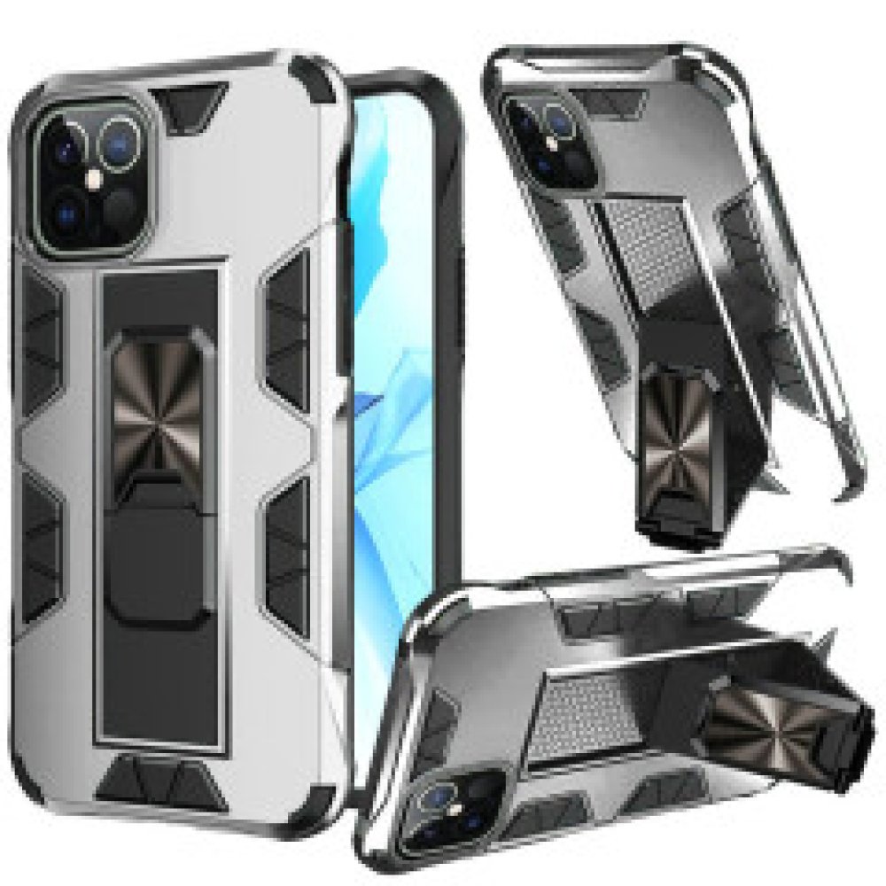 For Apple iPhone 13 6.1 Optimum Magnetic RingStand Case Cover
