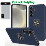 [PolyBag] For Samsung s25 Plus/s24 Plus CHIEF Oil Painted Magnetic Ring Stand Hybrid Case Cover