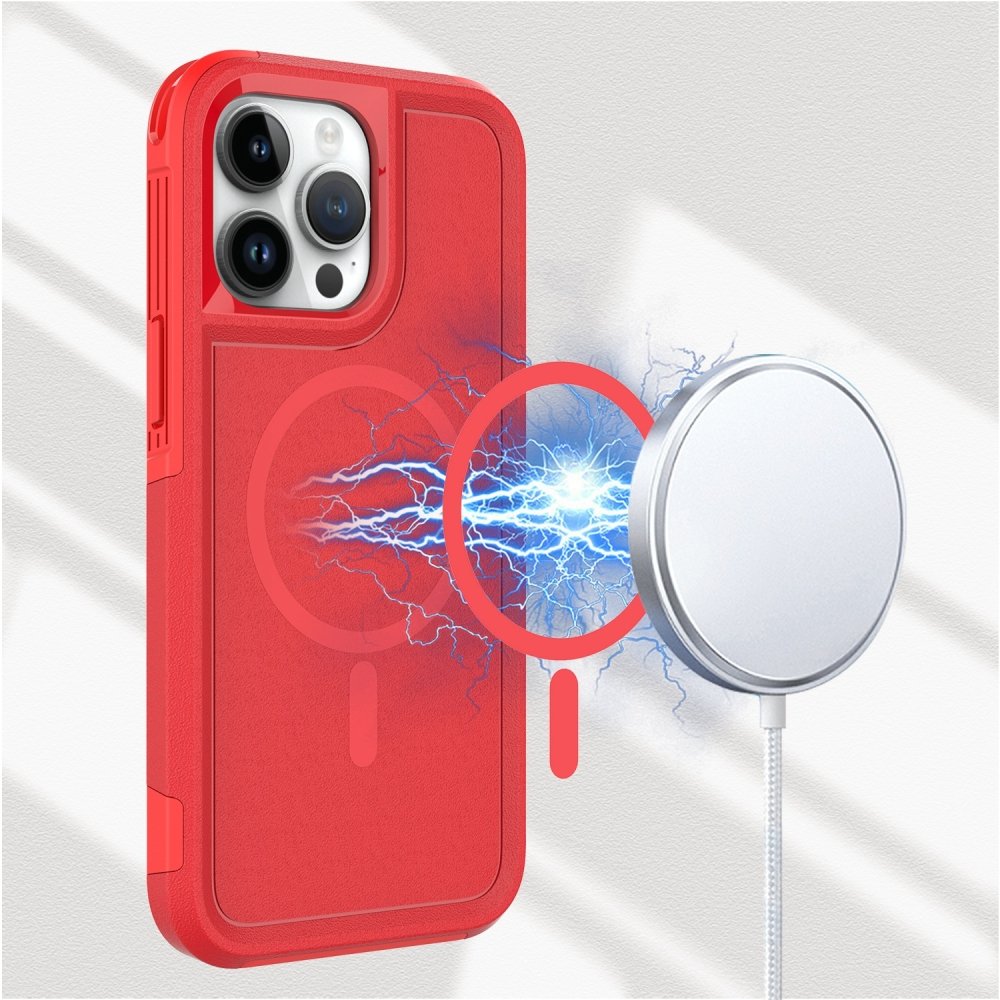 For Apple iPhone 14 PRO 6.1" MagSafe Compatible Tough Hybrid Case Cover