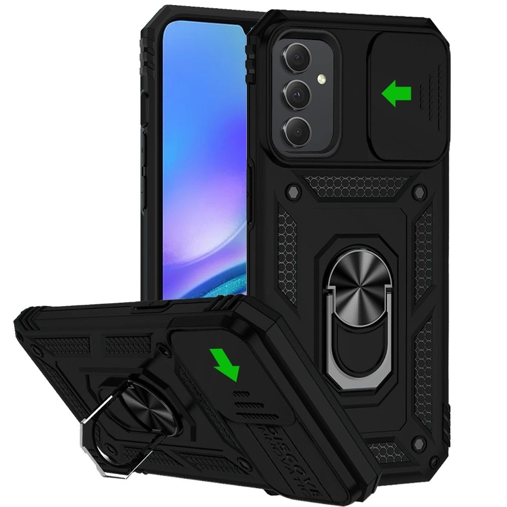 For Samsung Galaxy A05s Well Protective Magentic Ring Stand Camera Protective Cover Case - Image 2