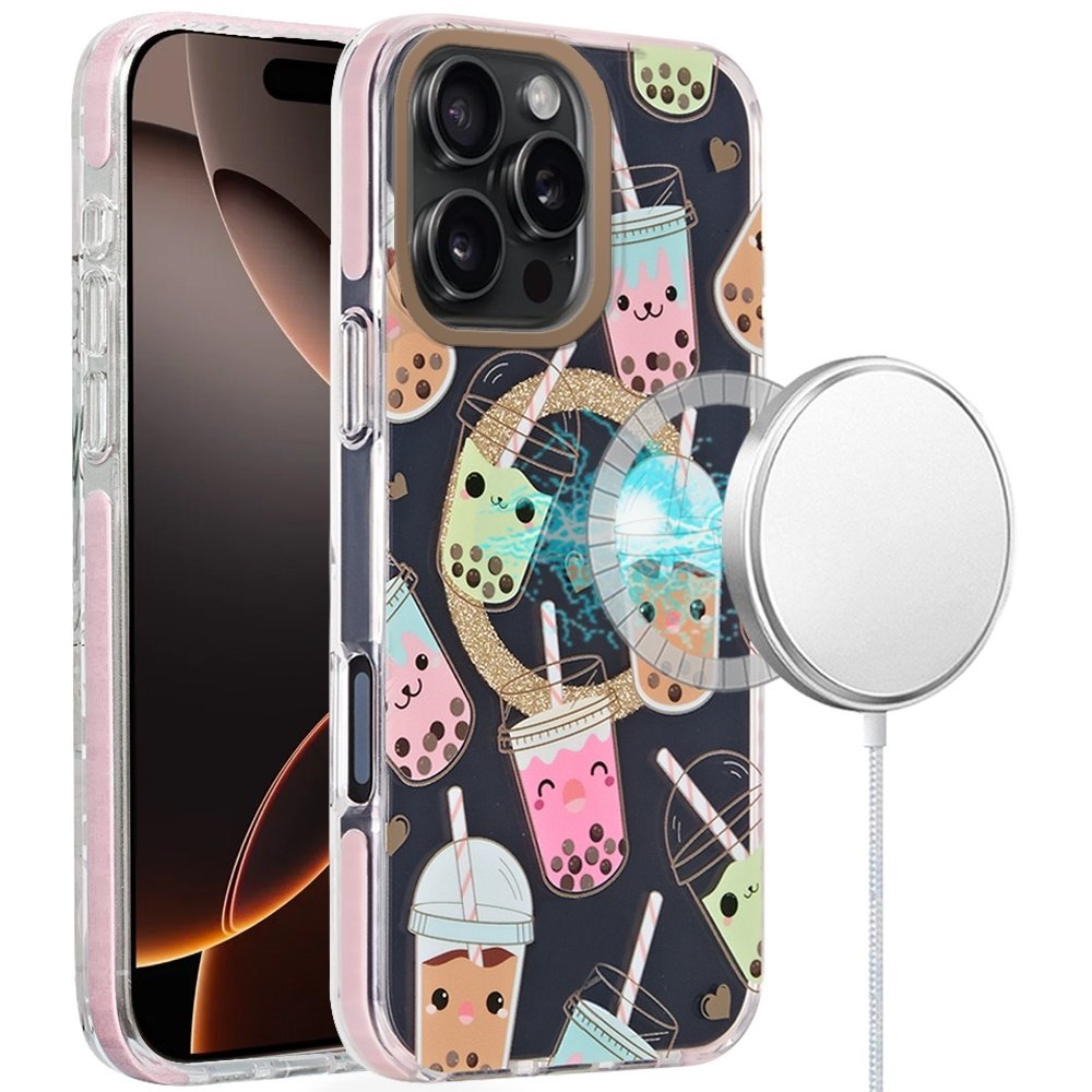 [PolyBag] For Apple iPhone 16 Pro 6.3 inch Magnetic Double Layer IMD Design Case - Image 6