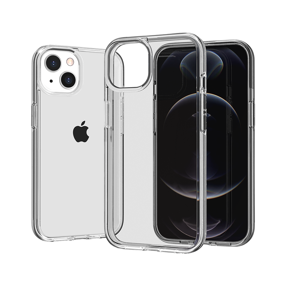 For Apple iPhone 11 (XI6.1) Sturdy Ultra Thick 3mm Transparent Hybrid Case Cover