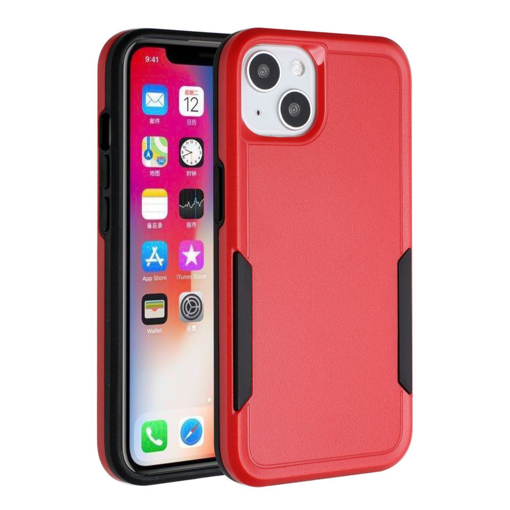 For Apple iPhone 14 PRO MAX 6.7" Tough Strong Dual Layer Flat Hybrid Case Cover