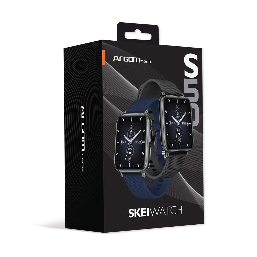 SKEIWATCH S50 - Black Aluminum Case - 2 Straps Included - Image 9