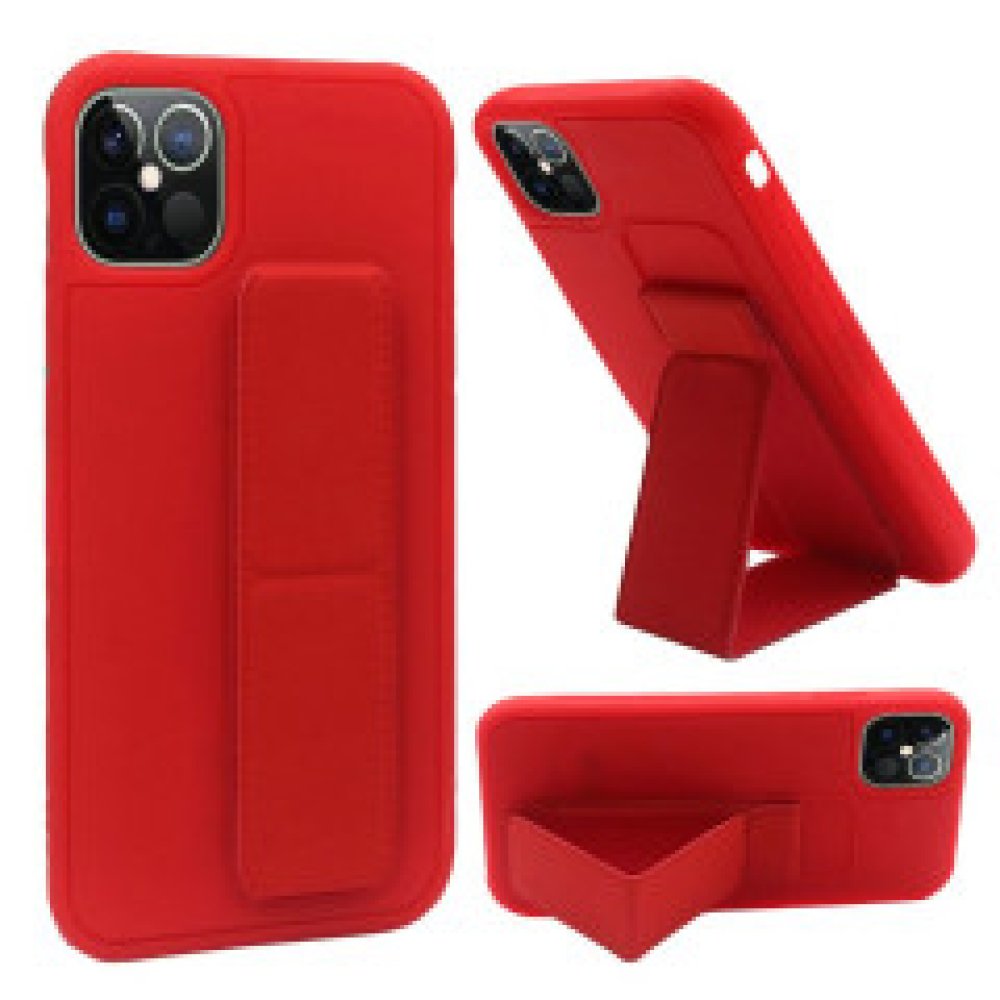 For Apple iPhone 13 Pro Max 6.7 Foldable Magnetic Kickstand Vegan Case Cover - Image 2