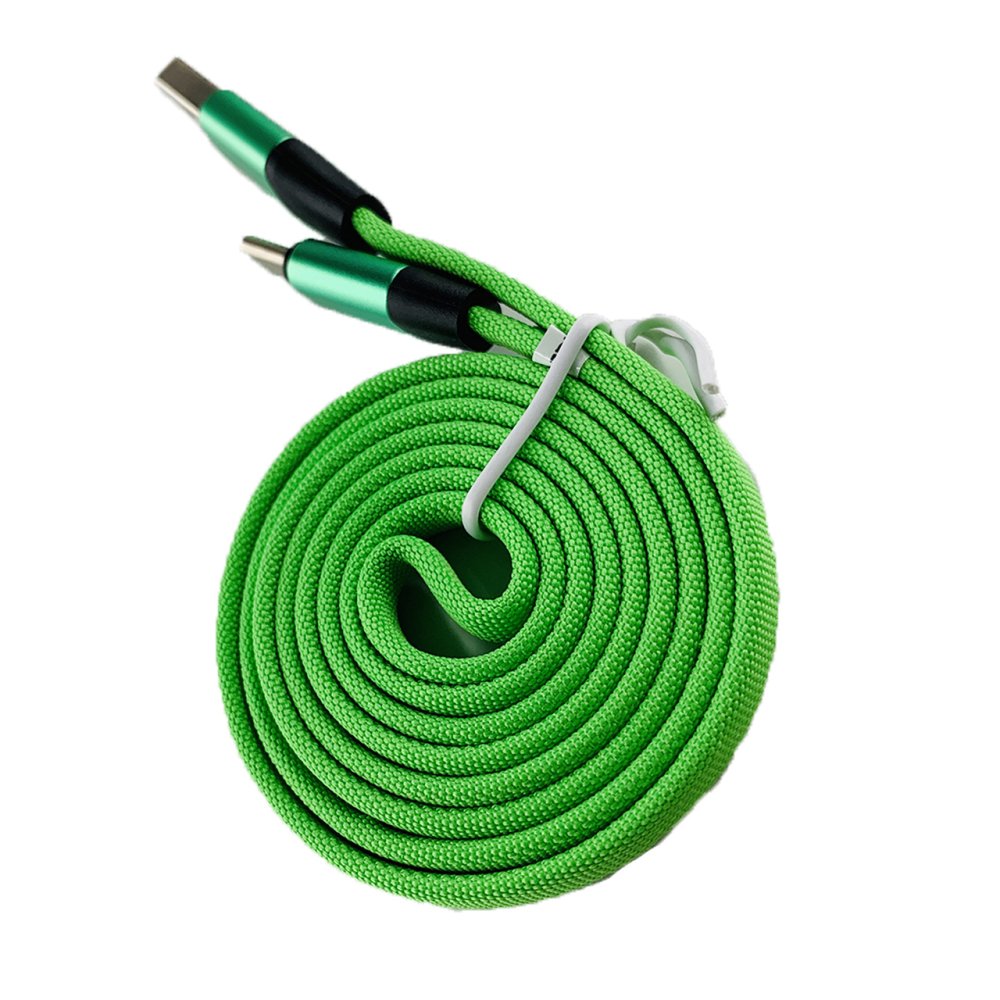 C2G Type C Fabric Charging Cable  3' Solid - Image 3