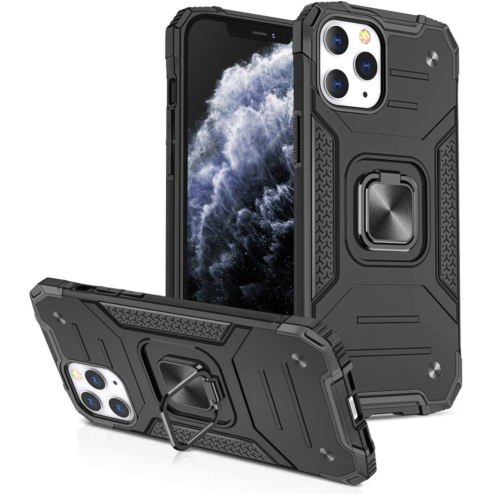 For Apple iPhone 15 Plus Robust Magnetic Kickstand Hybrid Case Cover - Image 2