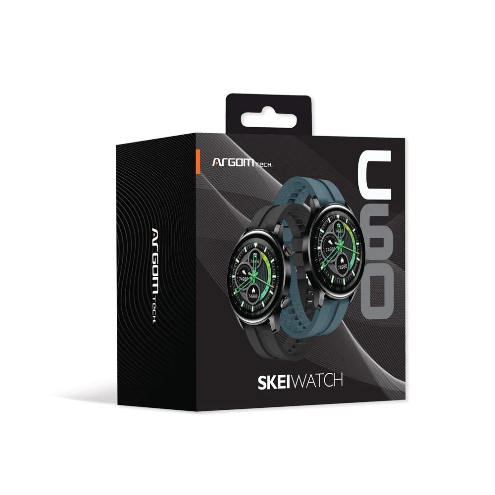 SKEIWATCH C60 - Black Aluminum Case - 2 Straps Inlcuded - Image 6