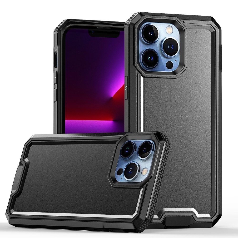 For Apple iPhone 14 PRO MAX 6.7" Rank Tough Strong Modern Fused Hybrid Case Cover