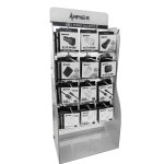 AMPXKER Small Over the Counter White Display With LIGHTS - For Smaller Package Goods - 2FT Height X 1FT Width