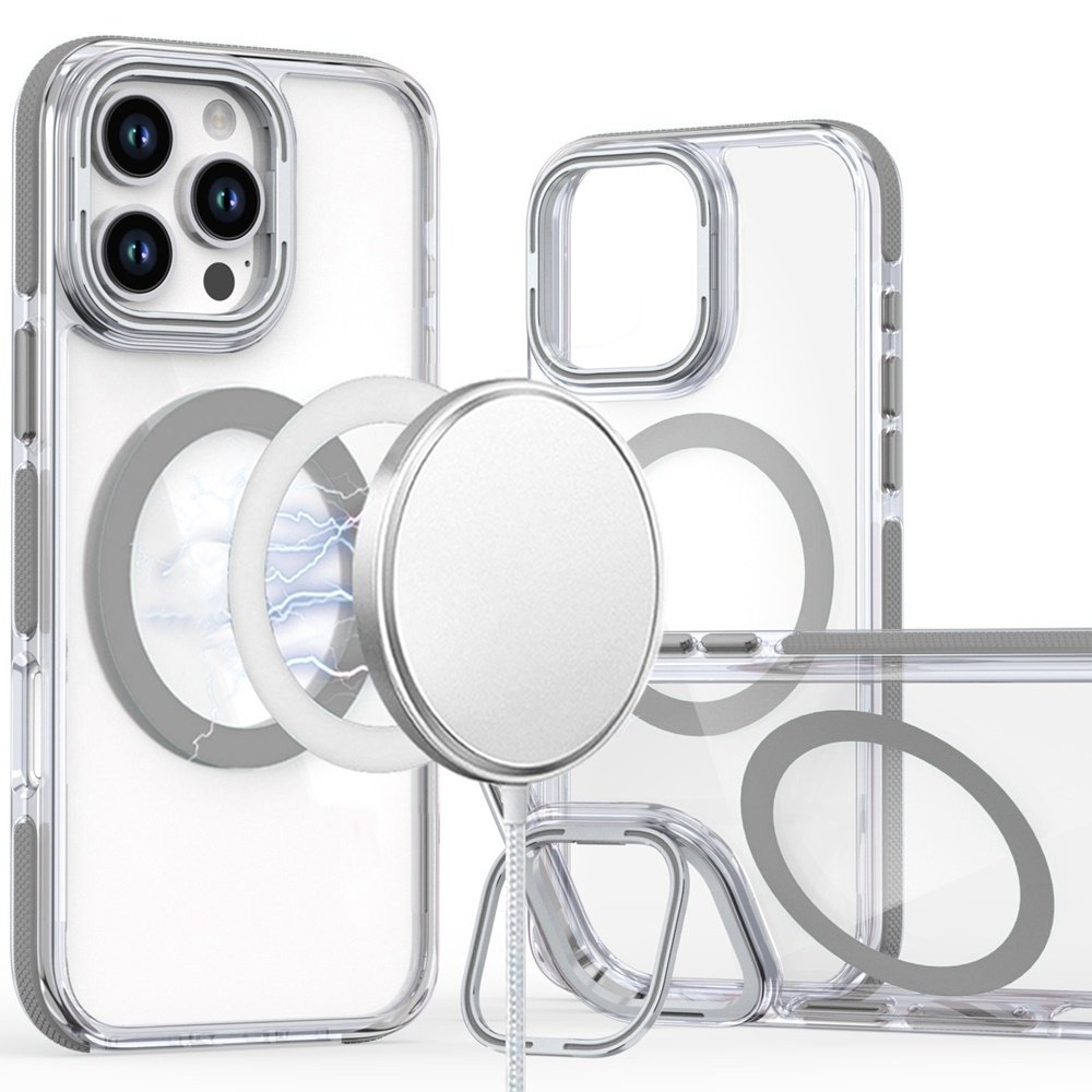 For Apple iPhone 16 Pro Max 6.9 inch MagSonic Camera Bracket Stand Magnetic Ring Circle Hybrid - Image 8
