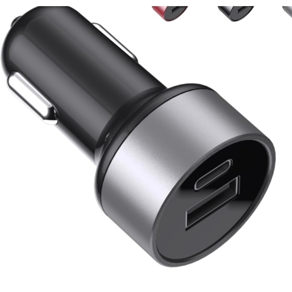 PD Car Adapter Dual Ports USB and C - Image 4