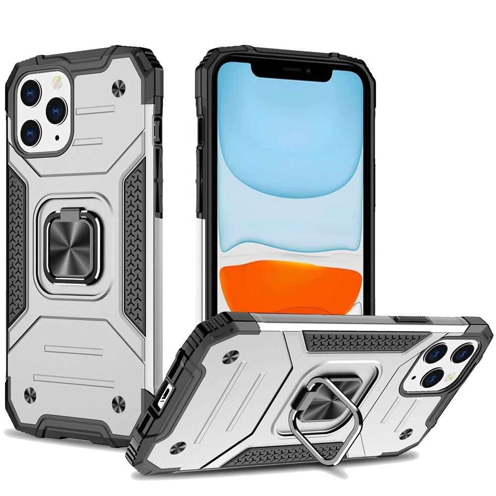 For Apple iPhone 15 Robust Magnetic Kickstand Hybrid Case Cover - Image 3