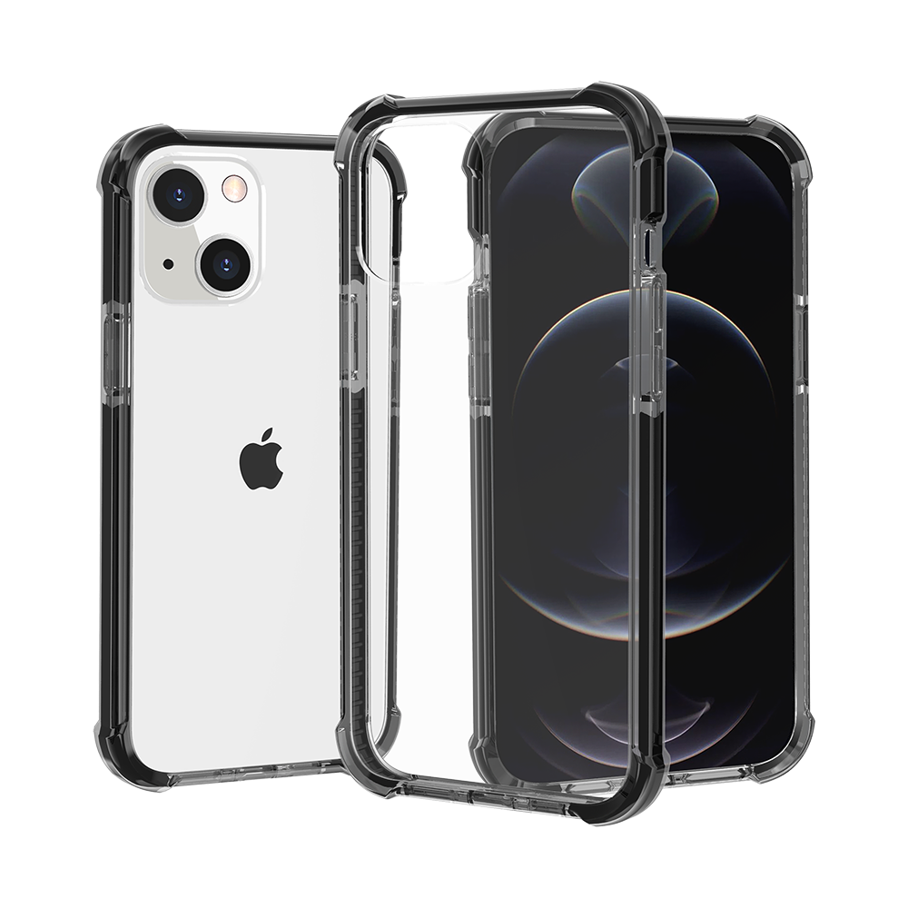For Apple iPhone 15 Acrylic Tough 2.5mm Transparent ShockProof Hybrid Case Cover