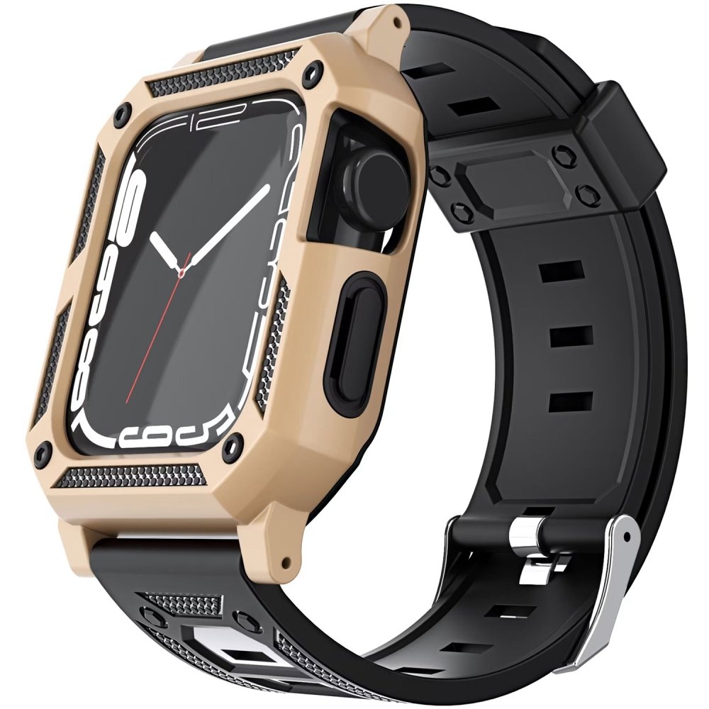 For Apple Watch Size 38/40/41mm Full Protection Tough Hybrid Watch Case + Band - Image 3