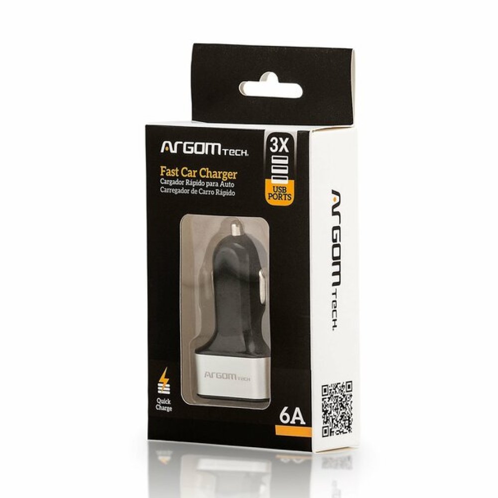 3-Ports USB 6A Fast Car Charger