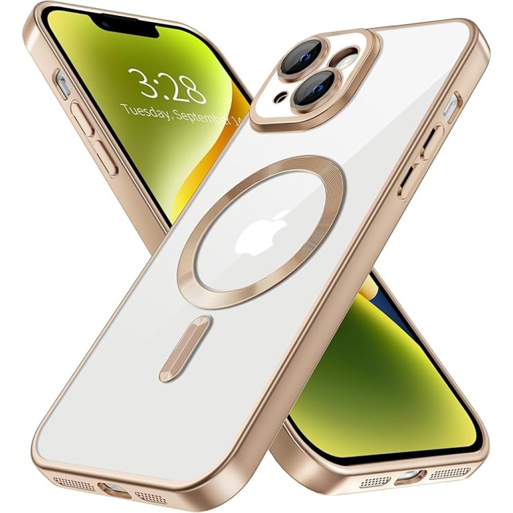 For Apple iPhone 15 Chrome Plated Soft TPU With Camera Lens Protection