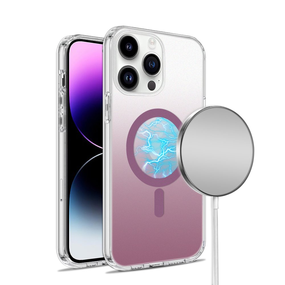 For Apple iPhone 14 Pro 6.1" MagSafe Frosted Two Tone IMD Hybrid - Image 3