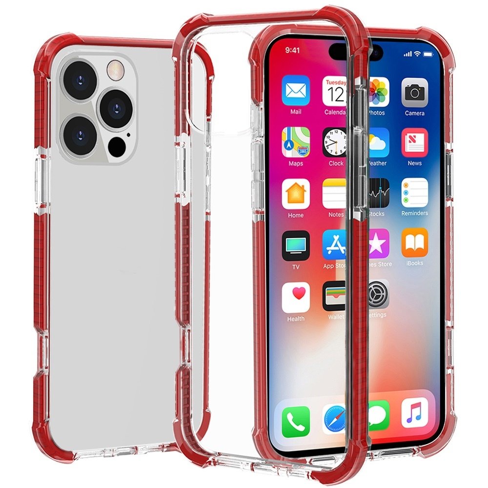 For Apple iPhone 16 Pro 6.3 inch Acrylic Tough 2.5mm Transparent ShockProof Hybrid Case Cover - Image 3
