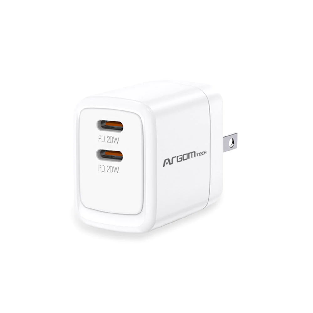 PD 40W Dual Type C PD Fast Wall Charger