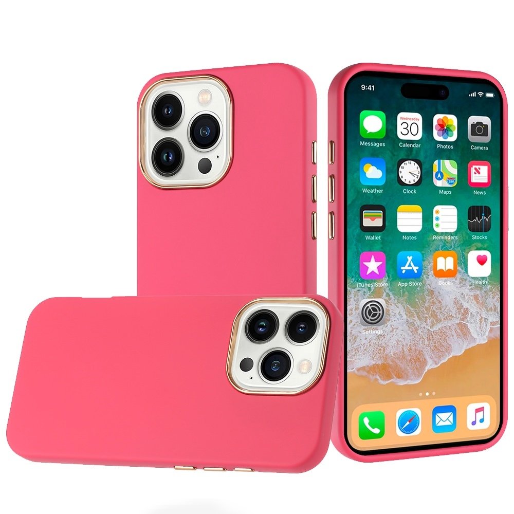 For Apple iPhone 16 Pro Max 6.9 inch Classy Slick Chromed Around Hybrid Case Cover - Image 3